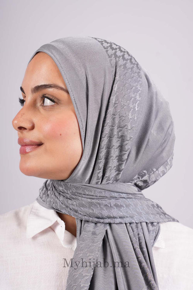 Lycra Instant kashkha - Gris