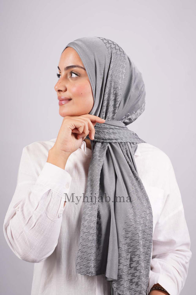 Lycra Instant kashkha - Gris