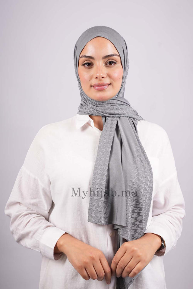 Lycra Instant kashkha - Gris
