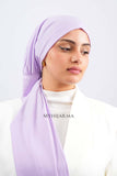 Turban Amira - mauve clair