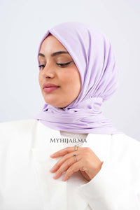 Turban Amira - mauve clair