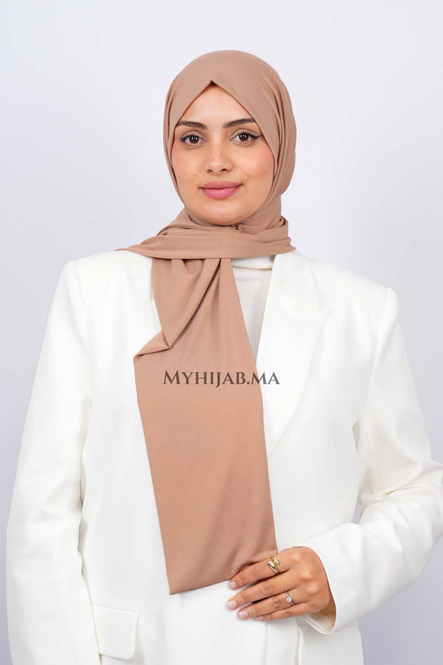 Turban Amira - Beige pink foncé