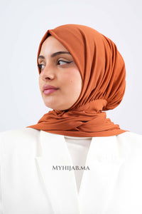 Turban Amira - Orange brûlé