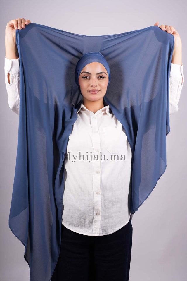 Chale Bonnet Fermé -Bleu jeans
