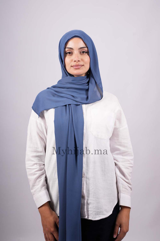 Chale Bonnet Fermé -Bleu jeans