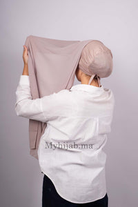 Crepe Bonnet Fermé - Beige gris