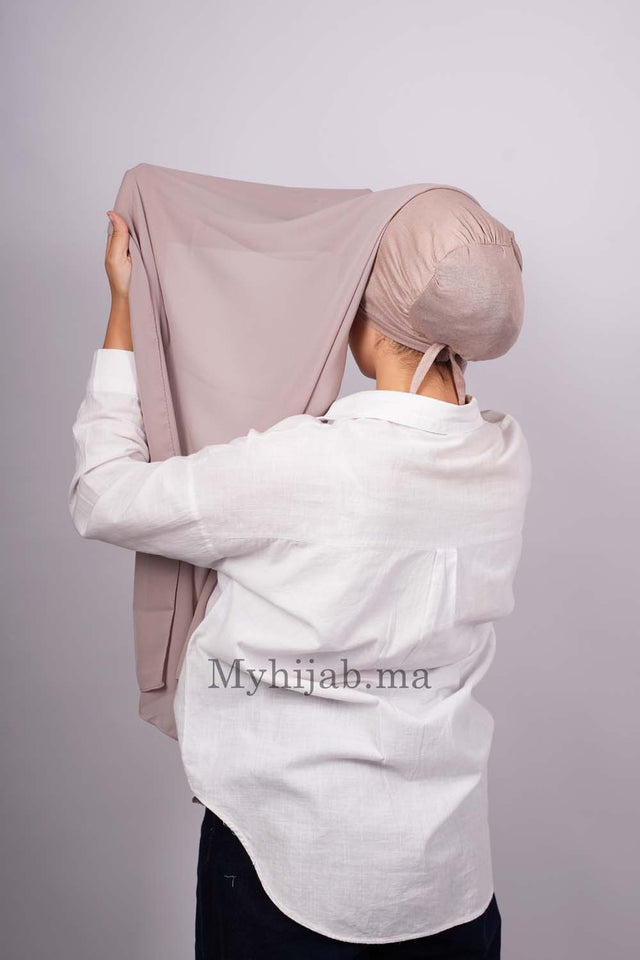 Crepe Bonnet Fermé - Beige gris