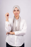 Turban Dubai - Gris clair