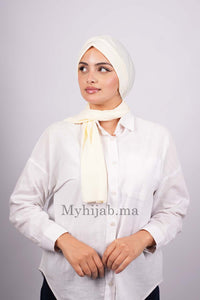 Turban Dubai - Blanc cassé