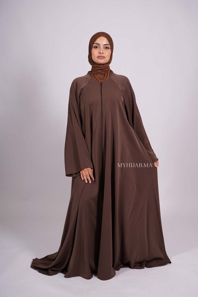 Abaya farasha - Marron