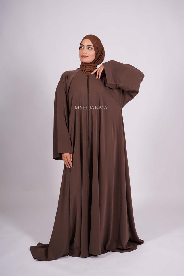 Abaya farasha - Marron