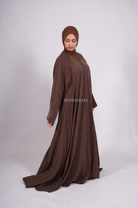 Abaya farasha - Marron