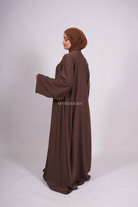 Abaya farasha - Marron