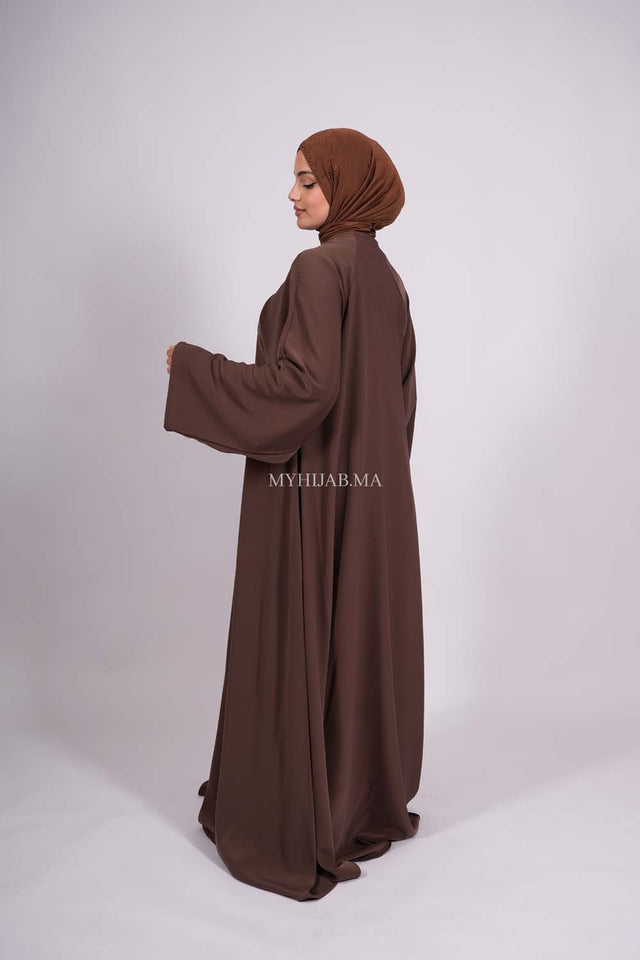 Abaya farasha - Marron