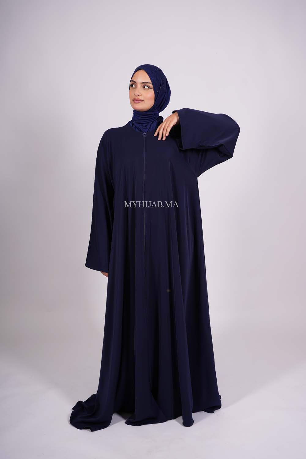 Abaya farasha - Bleu marine