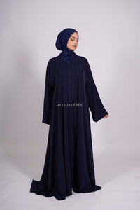 Abaya farasha - Bleu marine