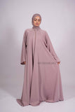 Abaya farasha - Beige pink