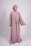 Abaya farasha - Beige pink