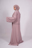 Abaya farasha - Beige pink