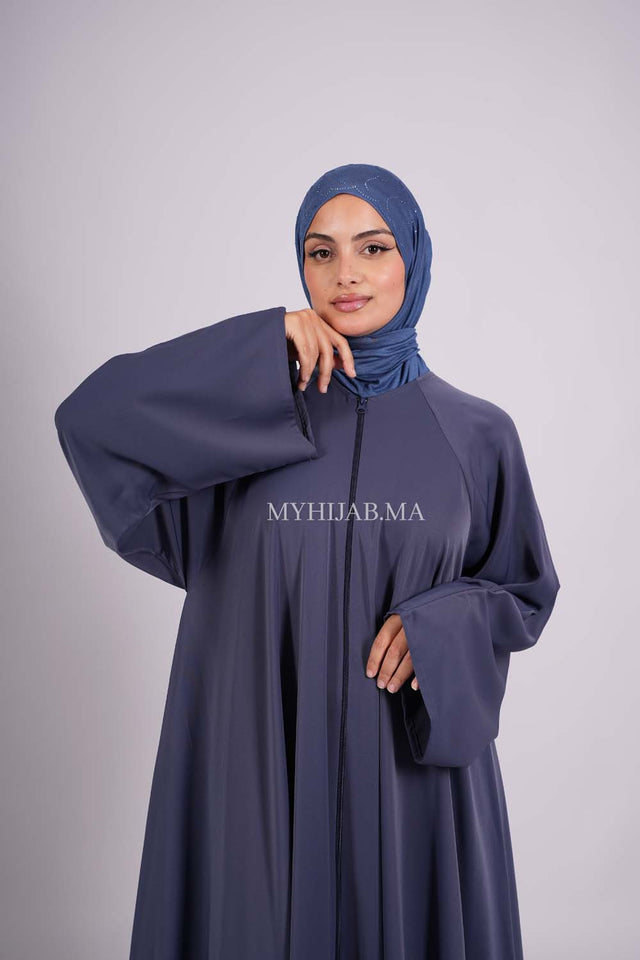 Abaya farasha - Bleu jeans