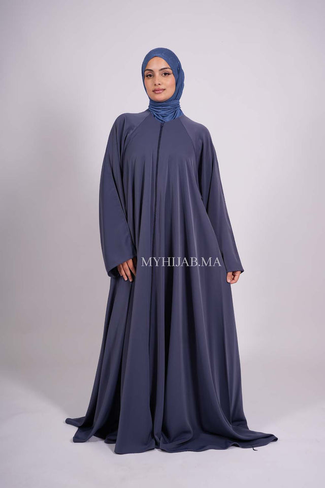 Abaya farasha - Bleu jeans