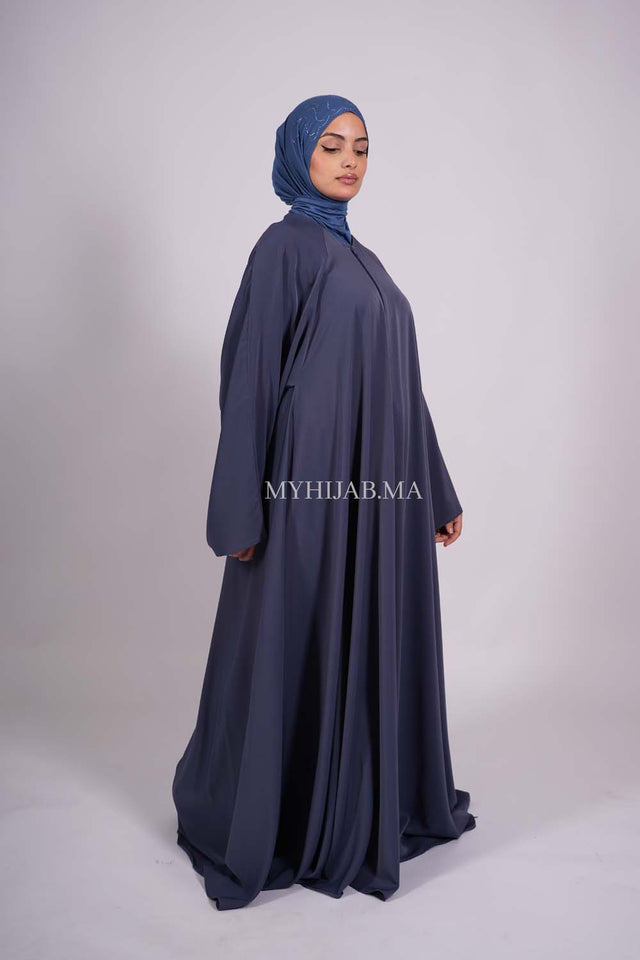 Abaya farasha - Bleu jeans