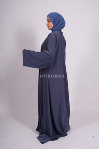 Abaya farasha - Bleu jeans