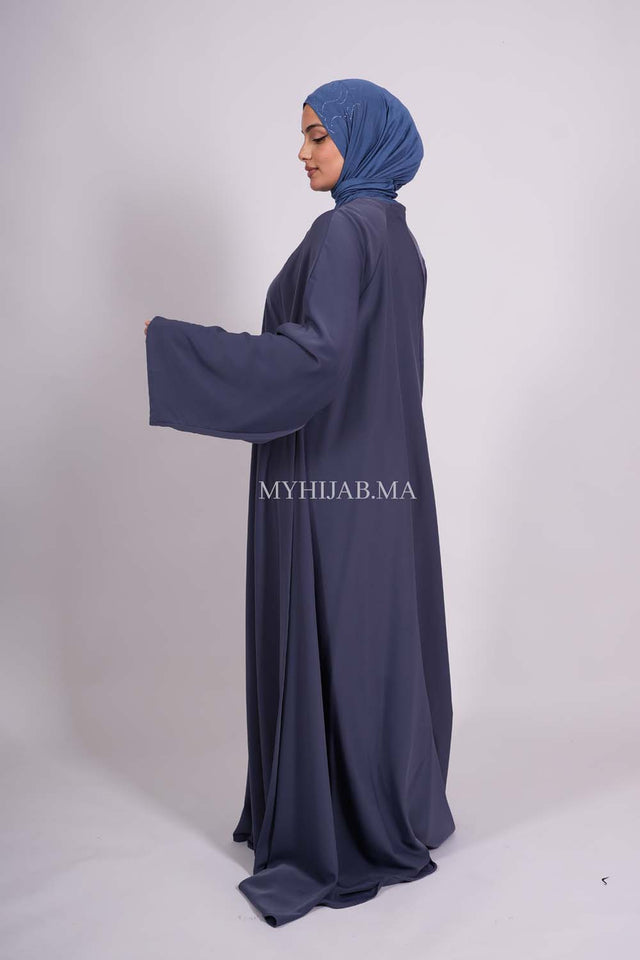 Abaya farasha - Bleu jeans