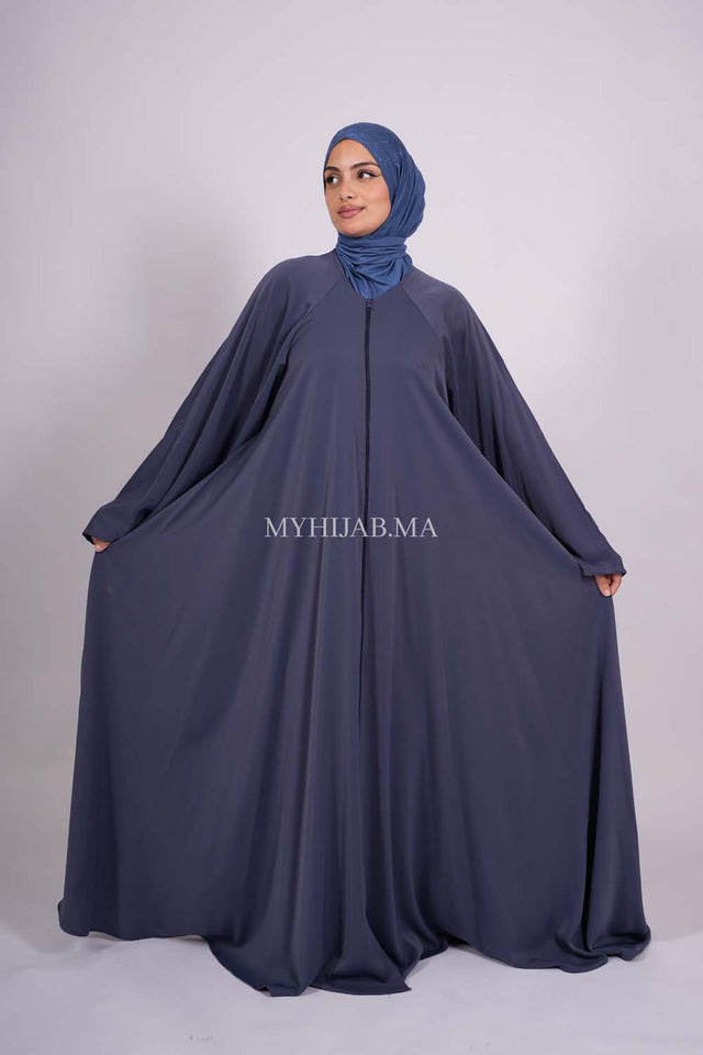 Abaya farasha - Bleu jeans