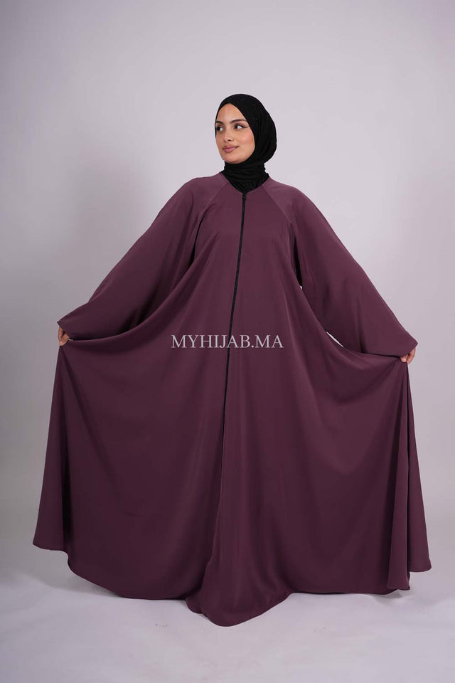 Abaya farasha - Pourpre