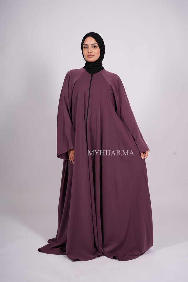 Abaya farasha - Pourpre