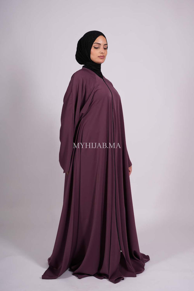 Abaya farasha - Pourpre
