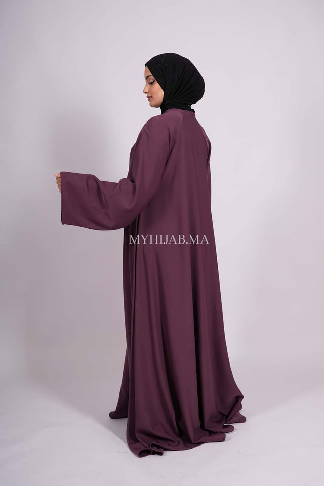 Abaya farasha - Pourpre
