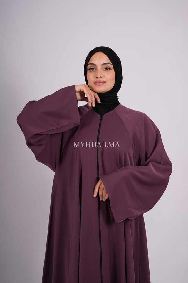 Abaya farasha - Pourpre