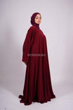 Abaya farasha - Bordeaux