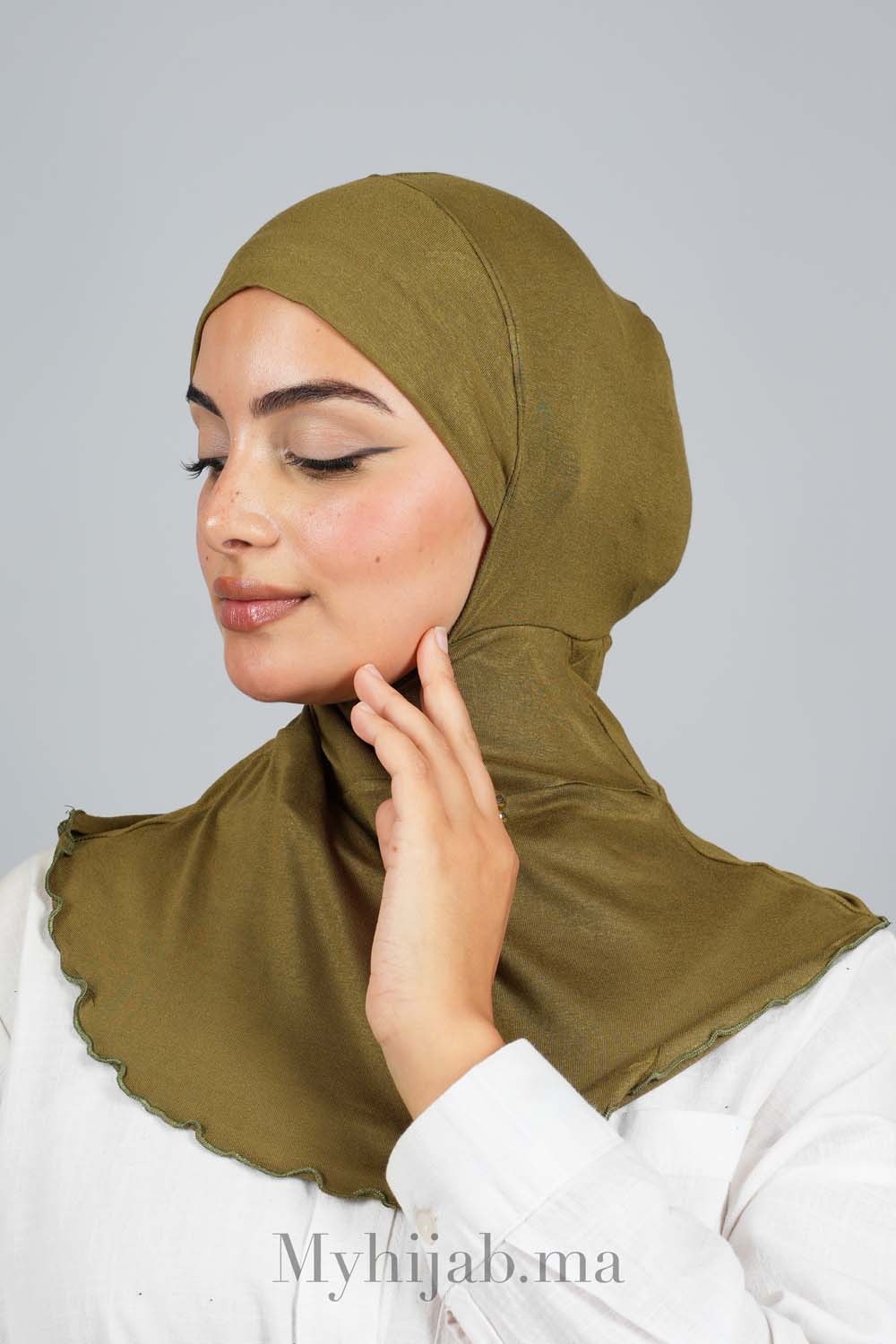 Bonnet ninja-Vert olive