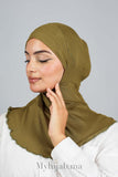 Bonnet ninja-Vert olive