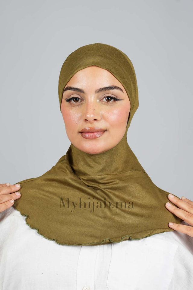 Bonnet ninja-Vert olive