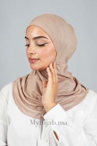 Bonnet Ninja-Beige pink