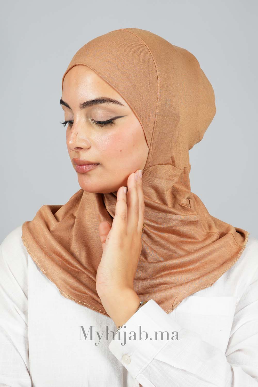 Bonnet Ninja-Marron caramel