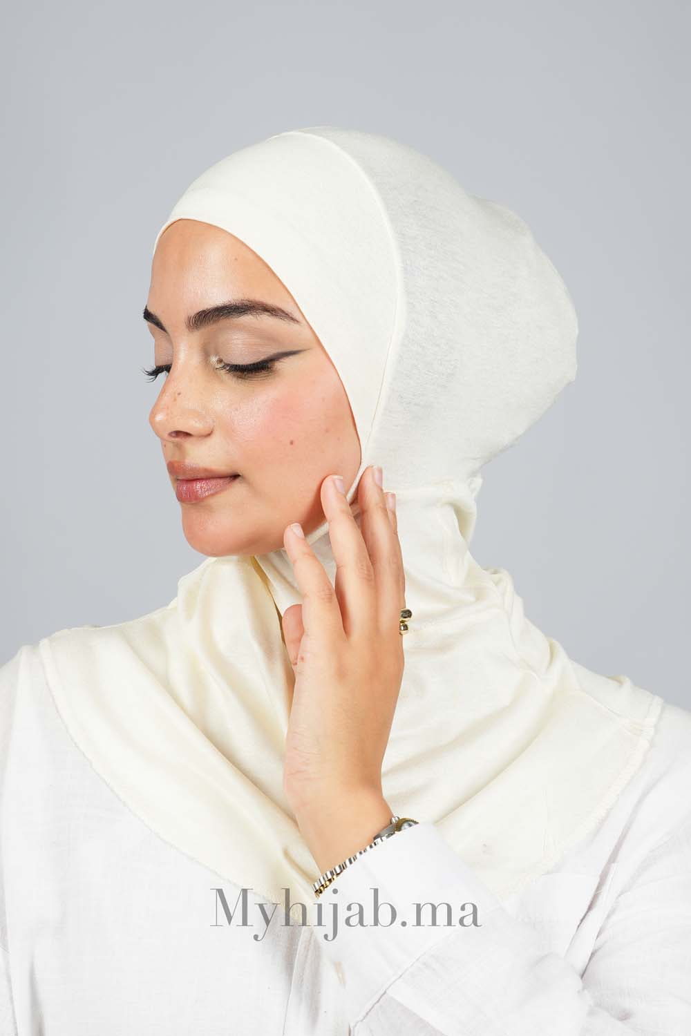 Bonnet Ninja-Blanc casse