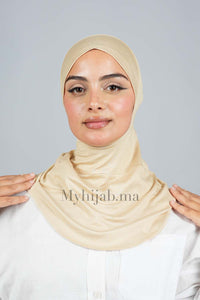 Bonnet Ninja-Beige clair