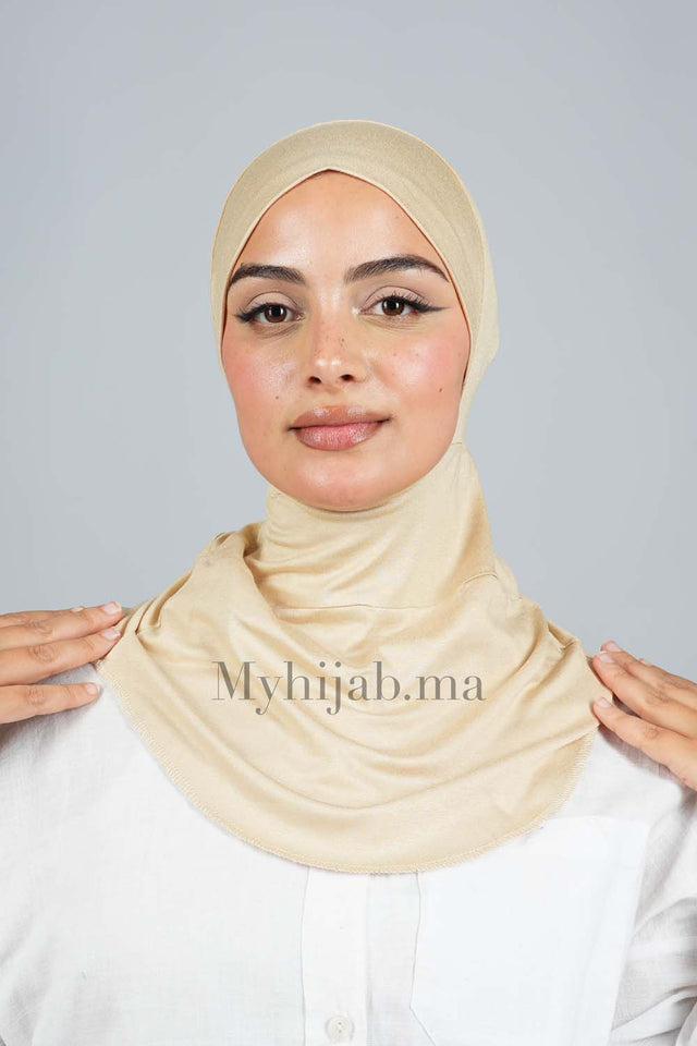 Bonnet Ninja-Beige clair