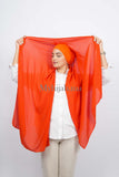 Crepe Bonnet Fermé - Orange