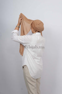 Crepe Bonnet Fermé - Beige foncé