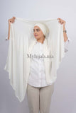 Crepe Bonnet Fermé - Blanc cassé