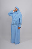 Tenue de Prière Crêpe - Blue ciel