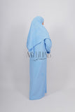 Tenue de Prière Crêpe - Blue ciel