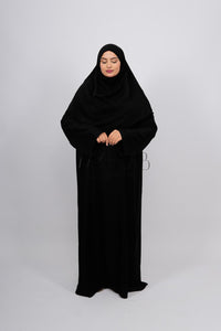 Tenue de Prière Crêpe - NOIR