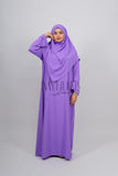 Tenue de Prière Crêpe -Mauve